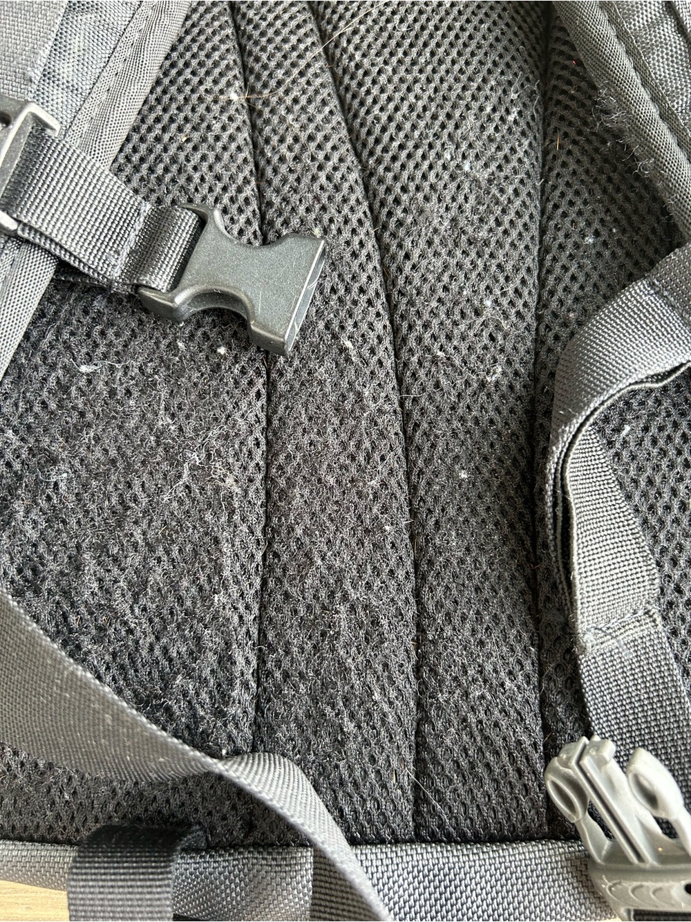 The North Face Gray and Black Backpack with Mesh Pockets - Picture 6 of 11